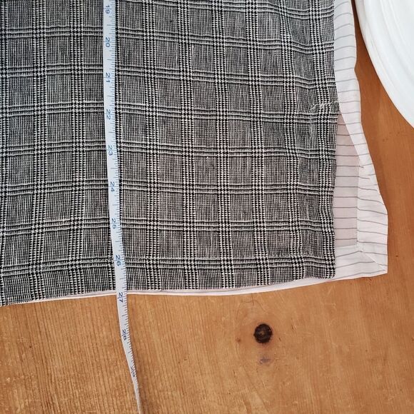 Alembika NWT Small Medium Oversized Black White Linen Blend Cold Shoulder Tunic - Picture 14 of 15